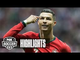 Portugal's Cristiano Ronaldo scores in first half vs. Poland | UEFA Nations League