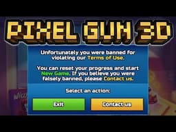 NEW BAN WAVE IN PIXEL GUN 3D?!?!