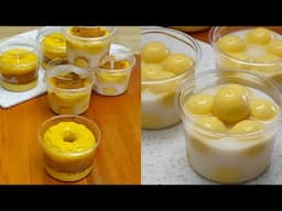 Mango Graham Yogurt Pudding Jelly | Easy Mango Dessert Recipe