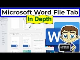 The Microsoft Word File Tab in Depth