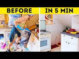 EASY Home and Kitchen Cleaning Hacks You Never Knew Existed!