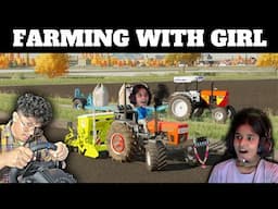 FARMING WITH GIRL !!!!! LIVE