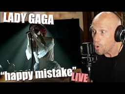 Haunting yet soothing... Reaction & Vocal ANALYSIS, Lady Gaga - Happy Mistake (Jimmy Kimmel Live!)