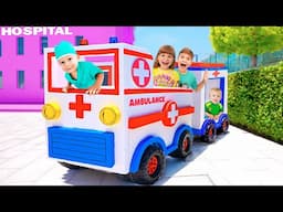 Wheels On The Ambulance | Kids Stories with Oliver and Mom