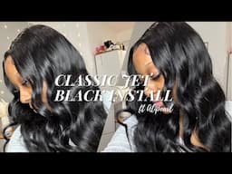 Watch Me Install A Jet Black Unit With Added Curls ft Alipearl Hair | Lady Capri