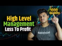 Intraday Live Trade || How to Manage Your Huge Quantity Trade Setup || Perfect Mindset