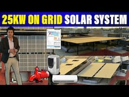 25KW On Grid Solar Project Installed in Etihad Town Lahore | Best Solar System for 1 Kanal House