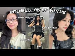 *INTENSE* GLOW UP WITH ME 🎀 korean makeup, colour analysis, laser facials, colour analysis etc