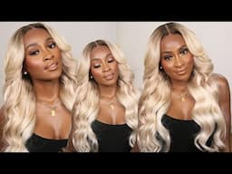 BLONDE BOMBSHELL CURLS | TONED 5X5 613 CLOSURE WIG | YOLISSA HAIR