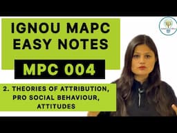 MPC 004 Easy Notes Explanation Part 2 #ignoumapc #mpc004