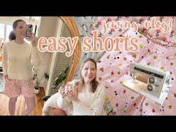 SEWING EASY DIY PAJAMA SHORTS 🧵🪡 Spend the Week Sewing with Me (+Sewing Plans and Fall Favorites!)