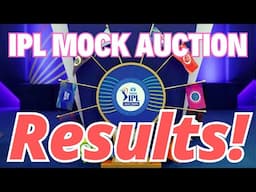 IPL Mock Auction 2025 Results by 90s Cricket Lover - Ash ki Baat