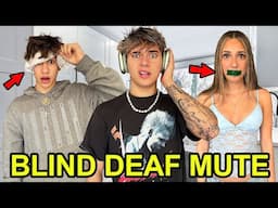 BLIND DEAF MUTE BAKING CHALLENGE! (ft. Jiji & Nidal Wonder) My Reaction