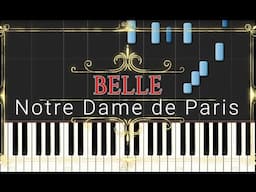 Belle - Notre Dame de Paris Piano Synthesia Tutorial