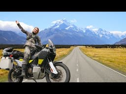 New Zealand's endless BEAUTY | Motorcycle trip to Danseys Pass, Lake Pukaki & Mount Cook  [E17- S6]