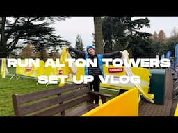 RunThrough Run Alton Towers Set Up Vlog 2024