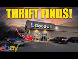 Thrifting 2 Goodwills and Finding Hidden Gems to Sell on Ebay and Amazon FBA!