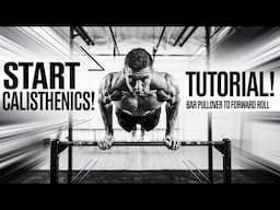 How To Start Calisthenics   Bar Pullover to bar forward roll Tutorial