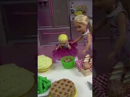 Barbie and Ken at Barbie's Dream House: Thanksgiving Dinner #shorts