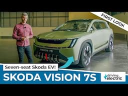 New Skoda Vision 7S: First-look at electric seven-seat SUV – DrivingElectric