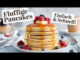 Die BESTEN American Pancakes – So einfach & fluffig, dass JEDER sie lieben wird! 😍🥞