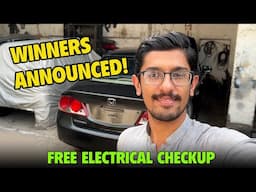 WINNERS Announced for FREE Checkup for your CAR