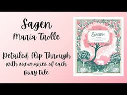 Sagen Flip Through - with summaries of each fairy tale!