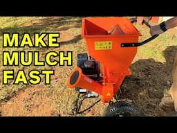 Testing the VEVOR Wood Chipper Shredder Mulcher: Full Review, Assembly and Demo