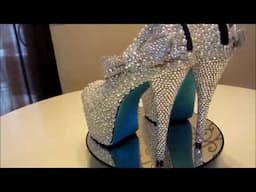 Diamonds and Pearls Bridal Shoe