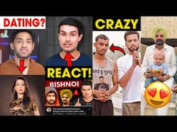 Bishnoi REACTS to Dhruv Rathee’s Video!😧, Thugesh Dating Nora Fatehi? Elvish Yadav’s Crazy Fan, KSI