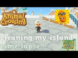 Clearing my ISLAND (Time lapse) - The Bean is BACK! - Animal crossing new horizon