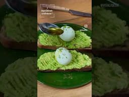 Avocado toast et œuf mollet