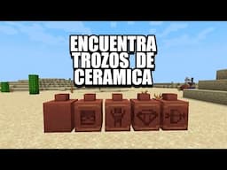 ENCUENTRA TROZOS DE CERAMICA TROFEO MINECRAFT