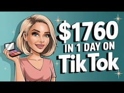 $1700 in ONE Day on TikTok (NO Face Required!)