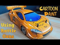 Cartoon RC Body - Done With Tamiya Spray Paint Cans