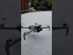 How to fly your DJI Mini 4 Pro when the first snow arrives 🔥😃 #shorts #dji #djimini4pro #drone