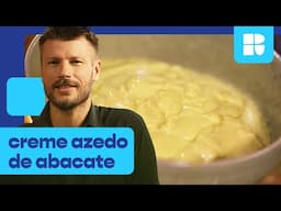 Aprenda a fazer CREME AZEDO DE ABACATE | Rodrigo Hilbert | Tempero de Família