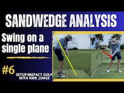 Sandwedge Swing On A Single Plane | Slow motion analysis