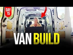 NEW VAN - DAY FIFTEEN - Ripping out the old flooring! And the VAN BUILD continues! #vanlife