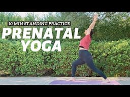 10 min Standing Prenatal Yoga | Strong & Grounding Practice