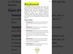 What is keyboard
