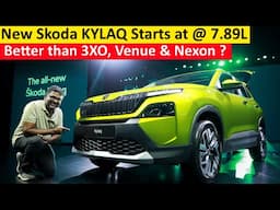 Skoda KYLAQ Starts at Rs.7.89L Better than 3X0, Venue & Nexon ? | Birlas Parvai