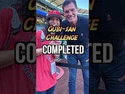 Gubi-san Challenge Completed #mlb #losangelesangels #markgubicza