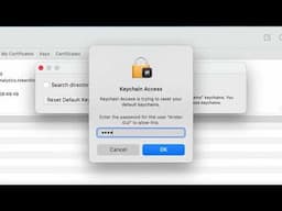 🔐 Fix That Annoying Keychain Password Pop-up! 🚫 Quick and Easy Guide!