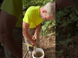 We're building a ROCKET MASS HEATER in our off-grid YURT #diy #offgridbuild