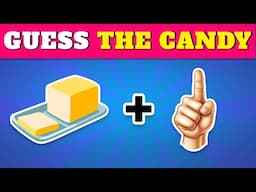 Guess the CANDY by Emoji? 🍬🍭 | Emoji Quiz 2024 | Quiz Rainbow