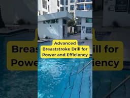 Advanced Breaststroke Drill For Power and Efficiency 🐸 #breaststroke #breaststrokedrills