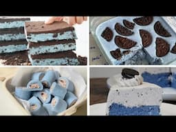 Satisfying Relaxing Video|🍨🍧🍦🥧Sea Salt Oreo Ice Cream Recipe|Asmr|Tiktok