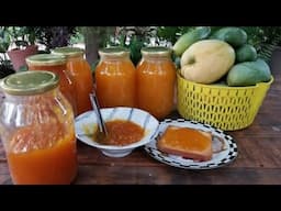 Mermelada de mango casera  facil y deliciosa