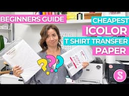 Beginners Guide to White Toner Transfer Paper for Cheap T Shirt Transfers!